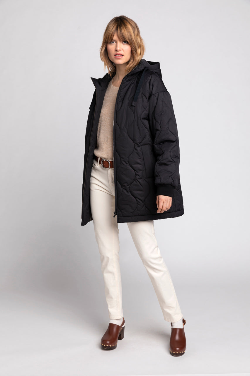 Trench matelassé fashion femme