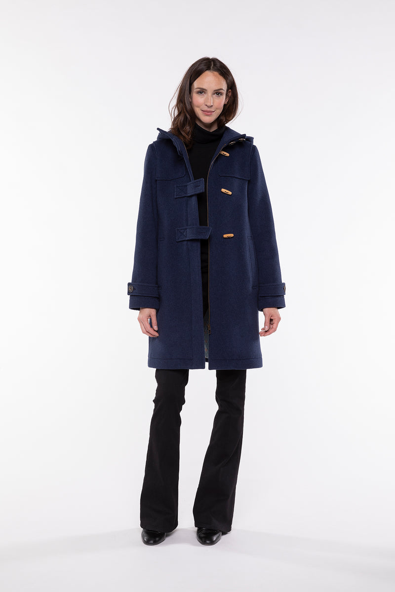 Larrau Duffle Coat Femme en Drap de Laine Trench Coat France