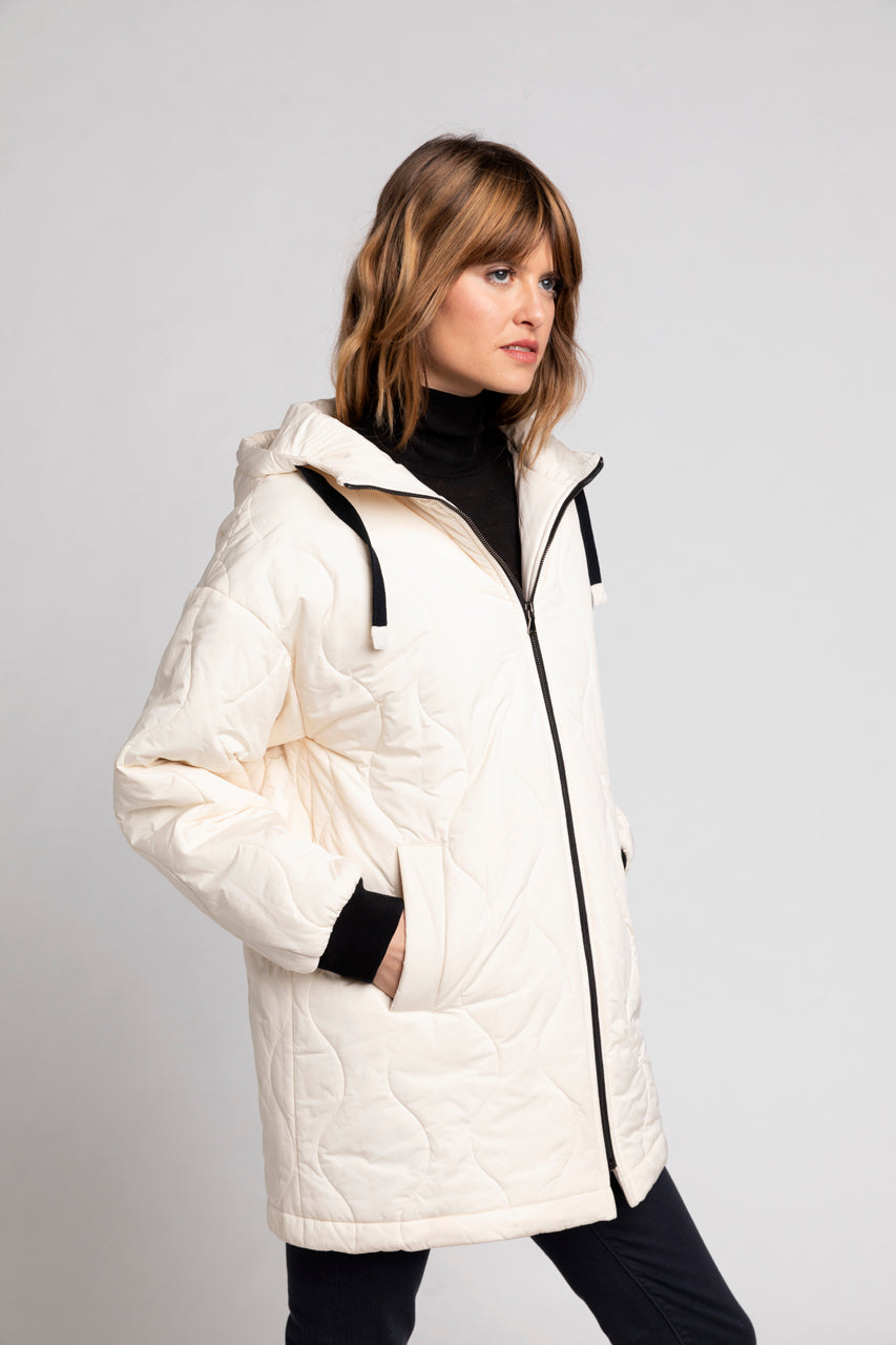 Ladies cream parkas best sale